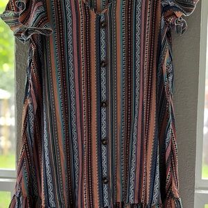 SHEIN Multicolor Striped Dress